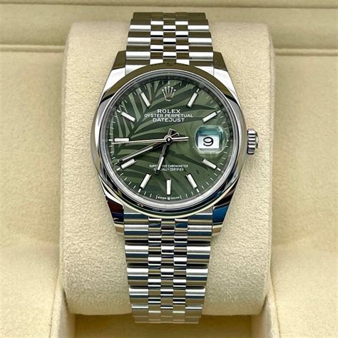 rolex green leaf dial